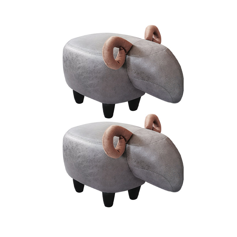 White Modern Standard Trea Resistant Sheep Shape Standard for Living Room