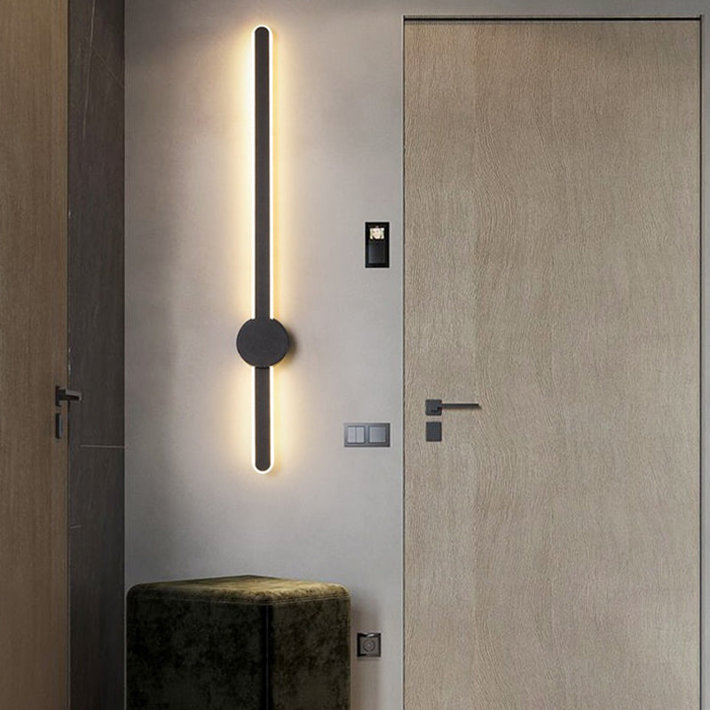 Nordic Style Iron Wall Lighting Fixtures Ellipse Shape Sconce Lights for Living Room