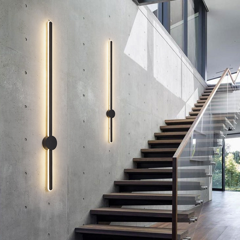 Nordic Style Iron Wall Lighting Fixtures Ellipse Shape Sconce Lights for Living Room