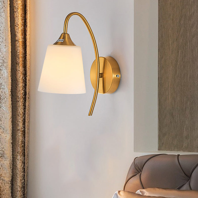 Light Luxury Iron Wall Light Sconces Geometry Shape Sconce Lights for Bedroom