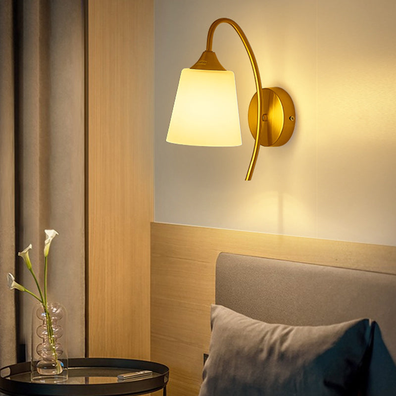 Light Luxury Iron Wall Light Sconces Geometry Shape Sconce Lights for Bedroom