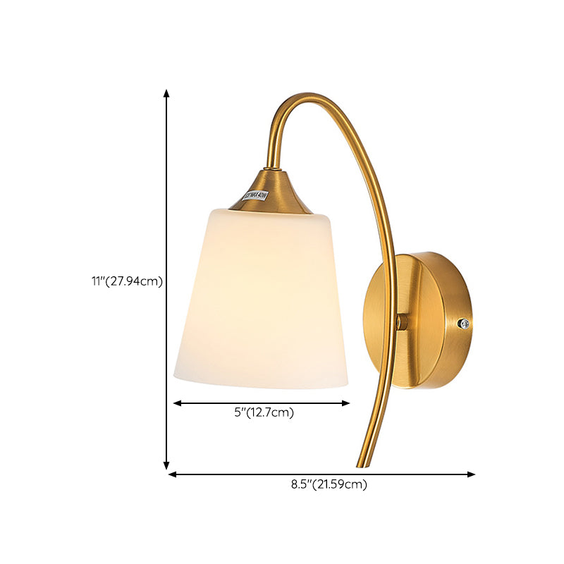 Light Luxury Iron Wall Light Sconces Geometry Shape Sconce Lights for Bedroom