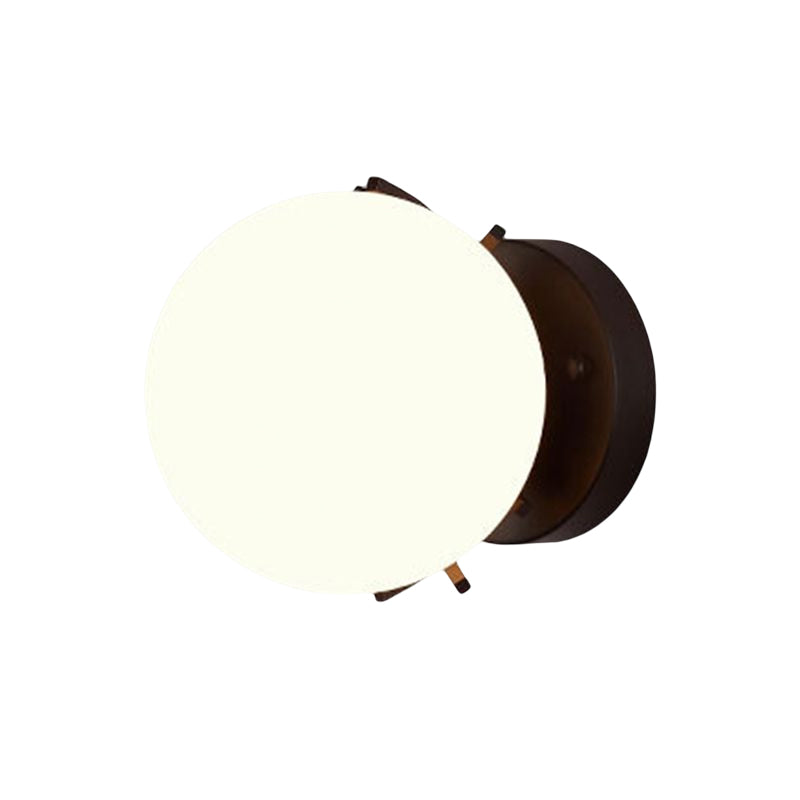 Modern Simple Glass Wall Mount Light Fixture Ball Shape Sconce Lights
