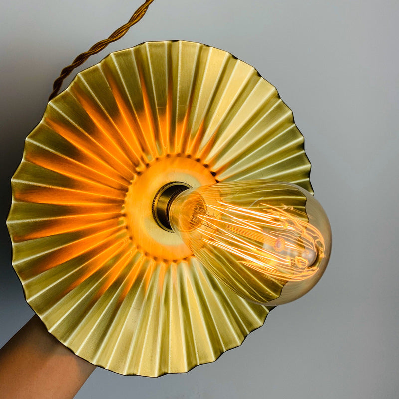 Modern Wall Sconce Metal Flower Shape Vanity Lamp with Glass / Metal Shade