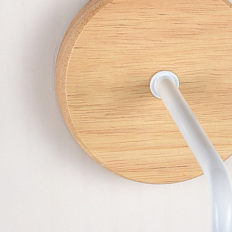 Contemporary Wall Light Fixture Glass Shade Wall Light Sconce for Bedroom