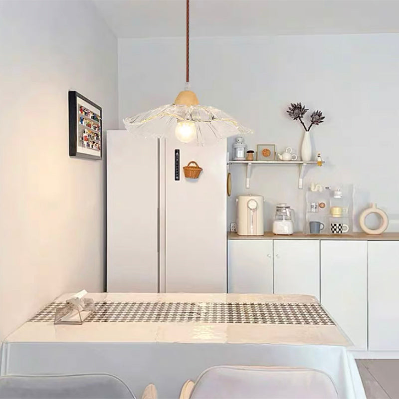 Contemporary Wall Light Fixture Glass Shade Wall Light Sconce for Bedroom