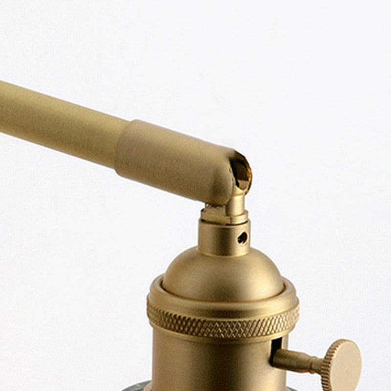 Metal Modern Wall Sconce Flower Shape Sconce Lights with Glass Shade for Bedroom