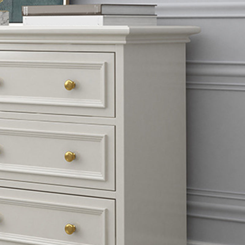 Ornate Traditional Double Dresser Birch Storage Chest with Drawers for Bedroom