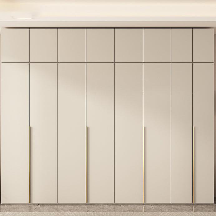 Wooden Wardrobe Armoire with Shelves Modern Wardrobe Cabinet