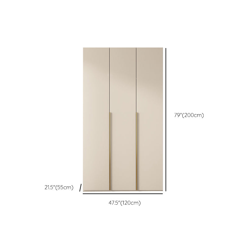 Wooden Wardrobe Armoire with Shelves Modern Wardrobe Cabinet