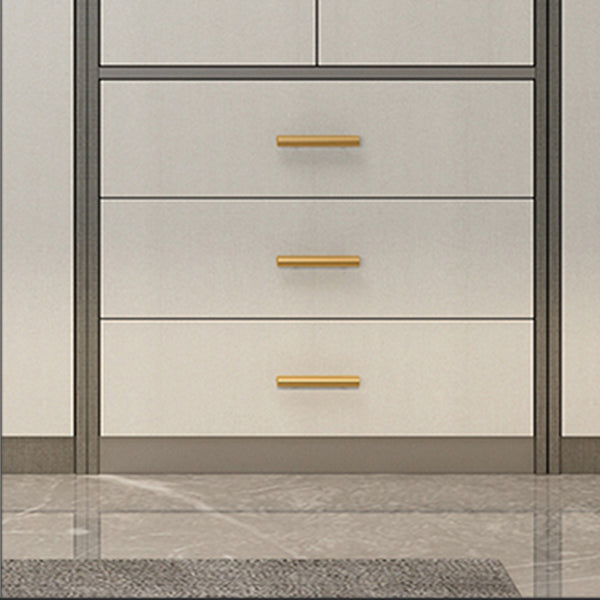 Hinged Wardrobe Armoire Modern Engineered Wood Storage Cabinet