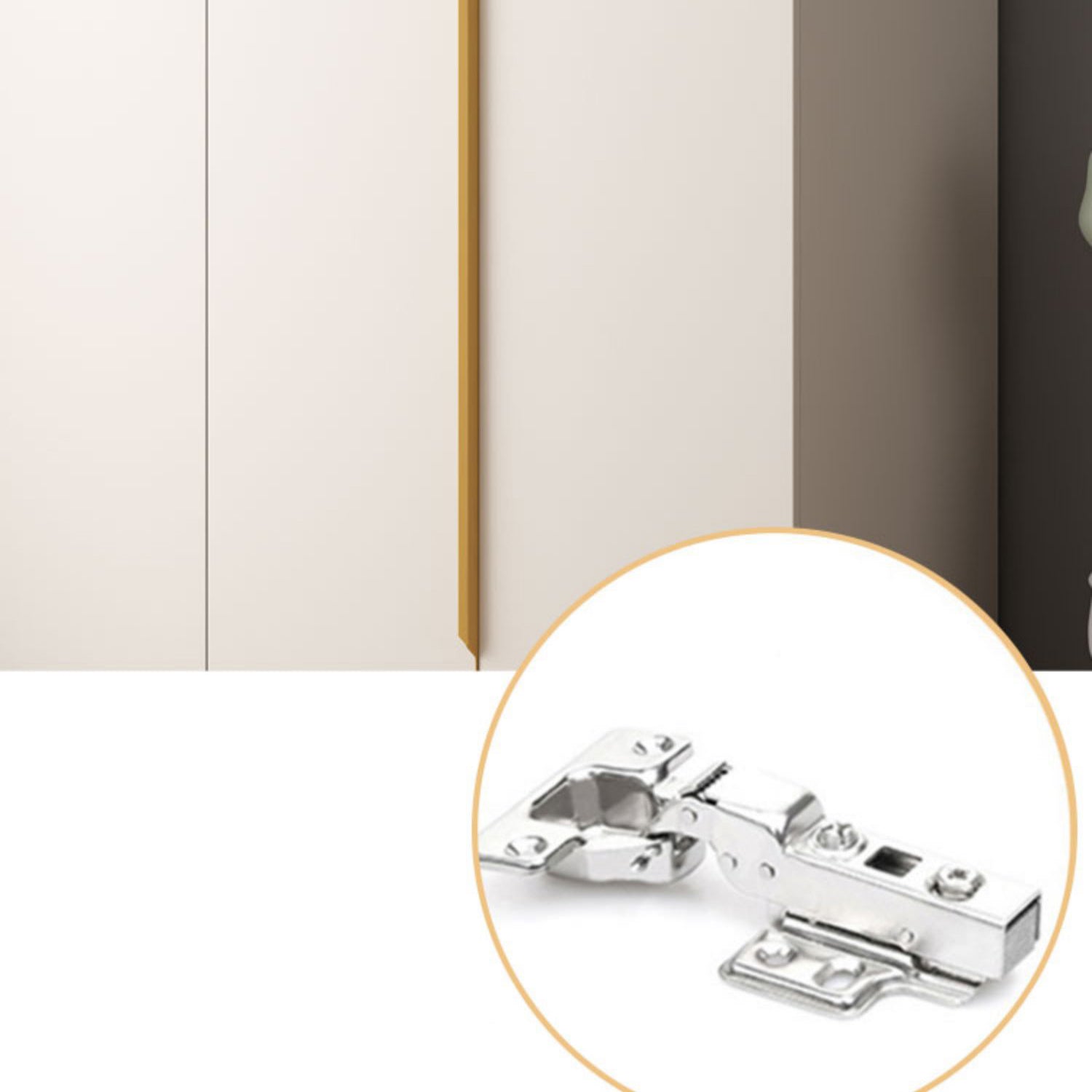 Hinged Wardrobe Closet White Engineered Wood Wardrobe Armoire