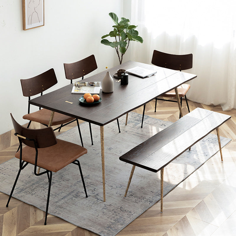 Modern 1/4/5/6/7 Pieces Dining Set Oak Wood Dining Table for Dining Room