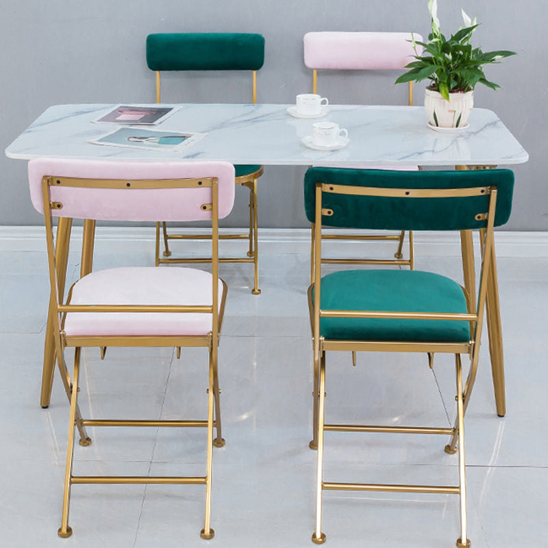 1/5 Pieces Nordic Dining Set Rectangle Stone Dining Table for Dining Room