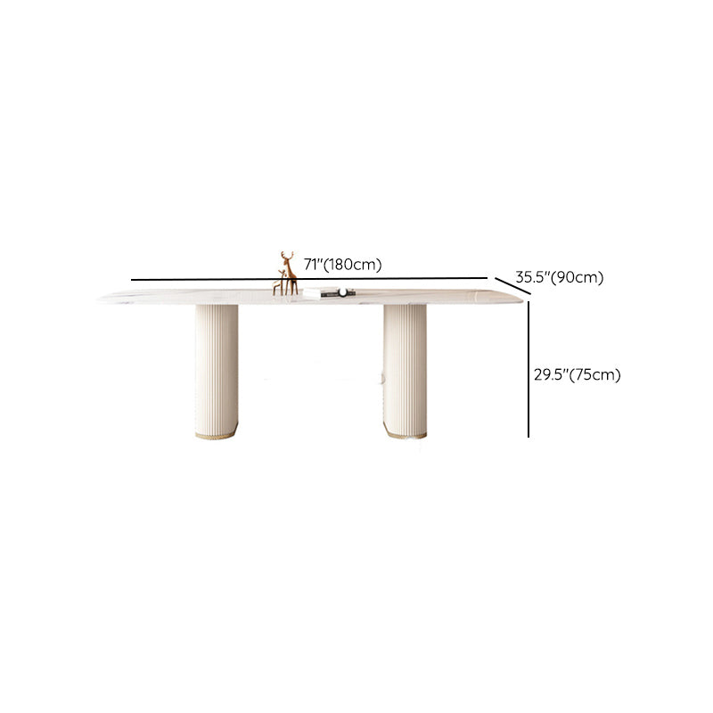 1/4/5/7 Pieces Dining Set Stone Dining Furniture for Dining Room