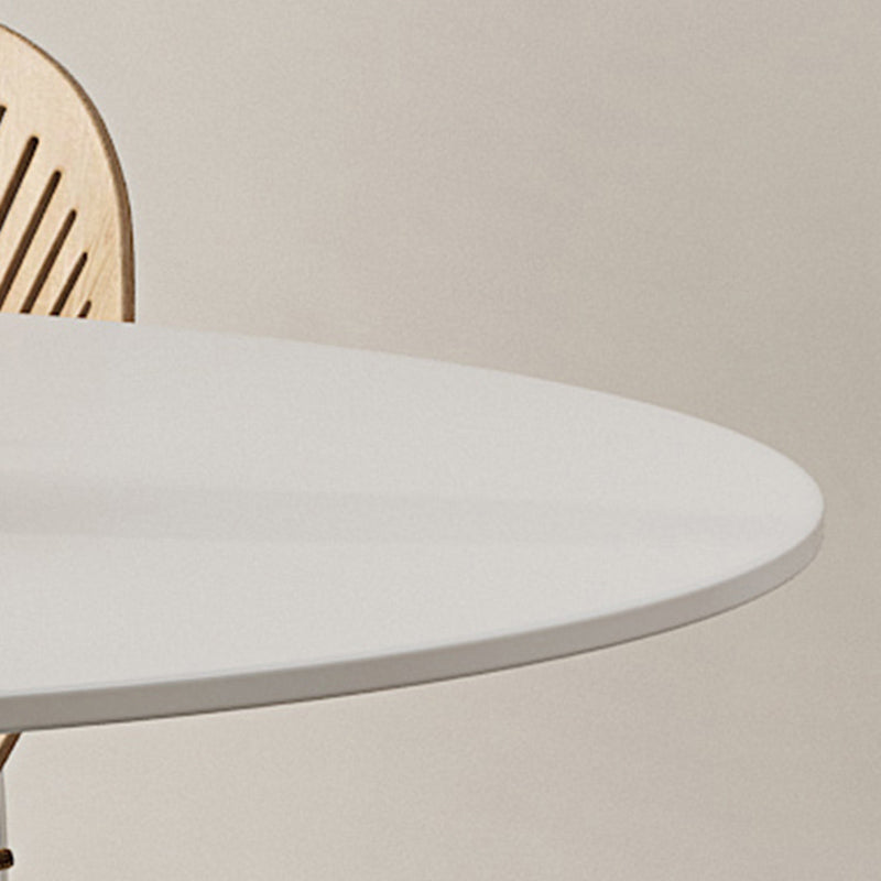 Modern 1/3/4/5 Pieces Dining Set Round Stone Dining Table for Kitchen