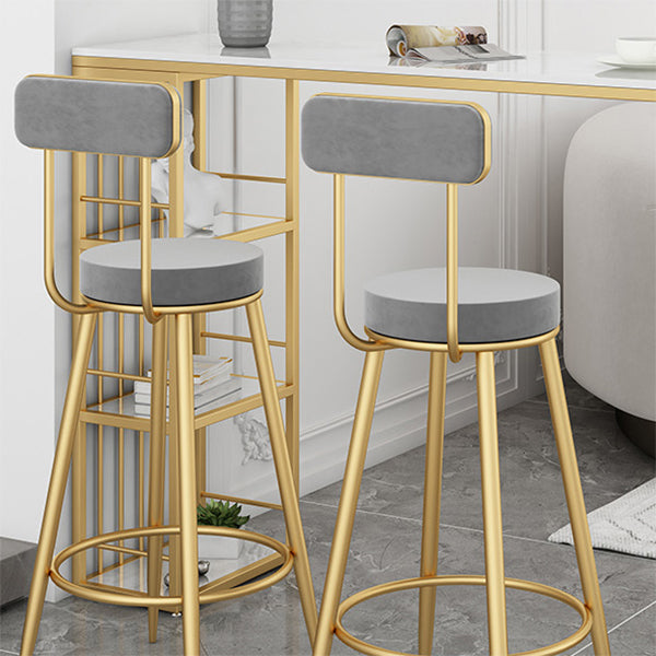 Modern 1/3 Pieces Bar Table Set Stone Counter Table with Stools for Dining Room