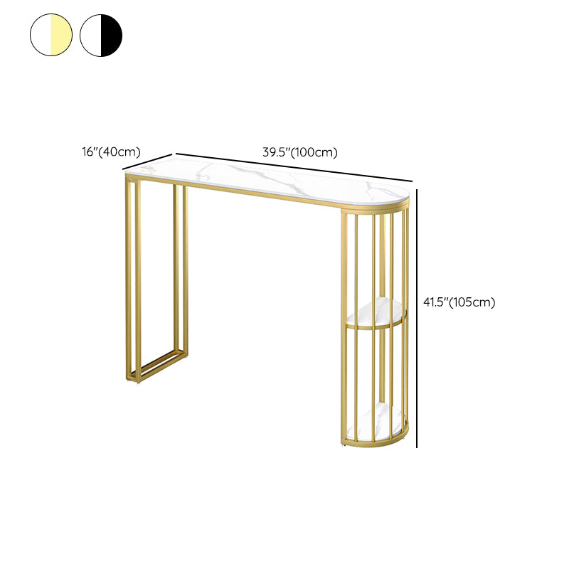 Modern 1/2/3 Pieces Bar Table Set Stone Counter Table with Stools for Living Room
