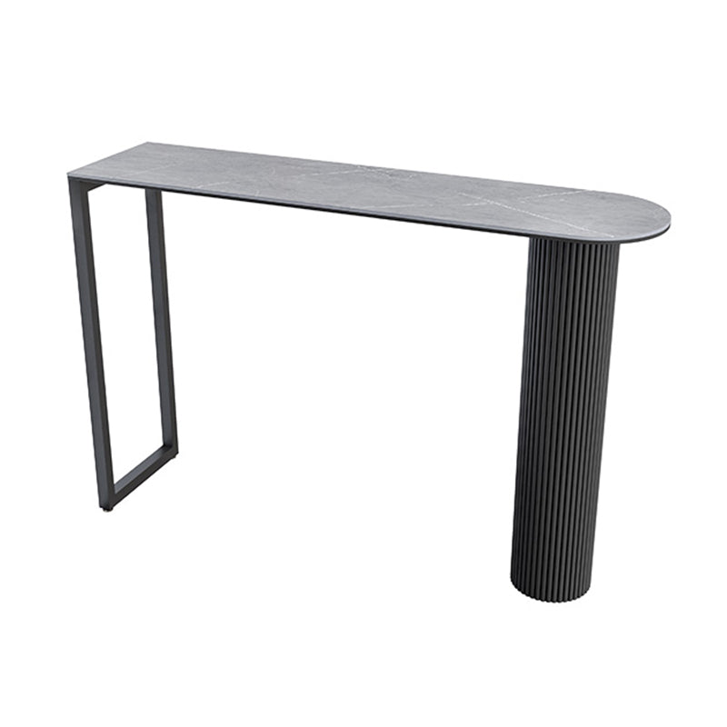 Modern 1/2/5 Pieces Bar Table Set Stone Counter Table with High Stools for Cafe