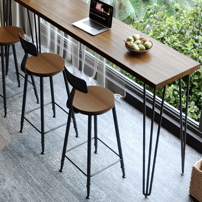 1/4/5 Pieces Pub Table Set Modern Solid Wood Counter Height Set