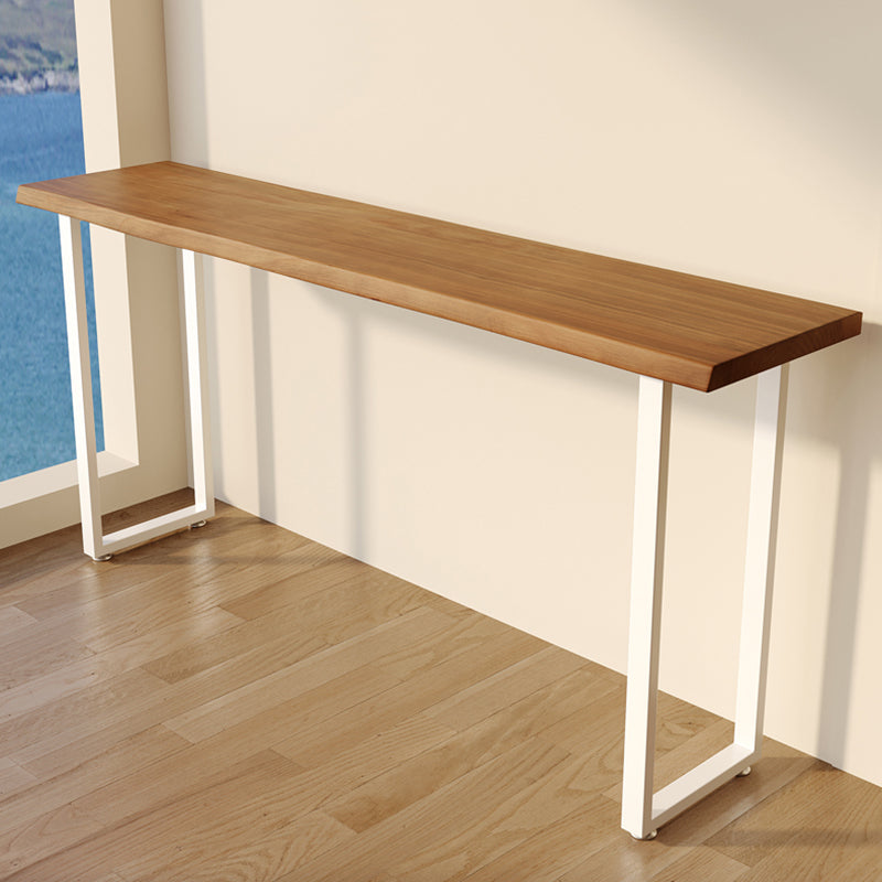 Contemporary Bar Table Set 1/4 Pieces Solid Wood Counter Height Set