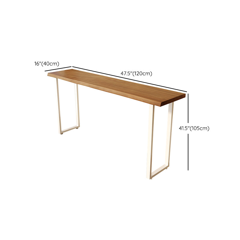 Contemporary Bar Table Set 1/4 Pieces Solid Wood Counter Height Set