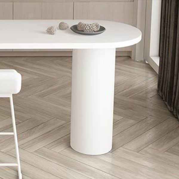 Industrial Indoor Bar Table Set 1/2 Pcs Solid Wood Bar Table with Upholstered Stools