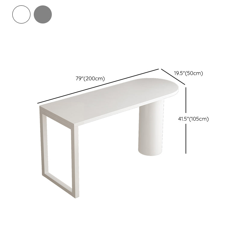 Industrial Indoor Bar Table Set 1/2 Pcs Solid Wood Bar Table with Upholstered Stools