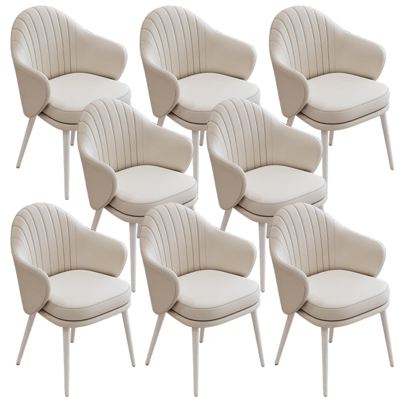 Dining Room Modern Parsons Chair Velvet Upholstered Arm Chair