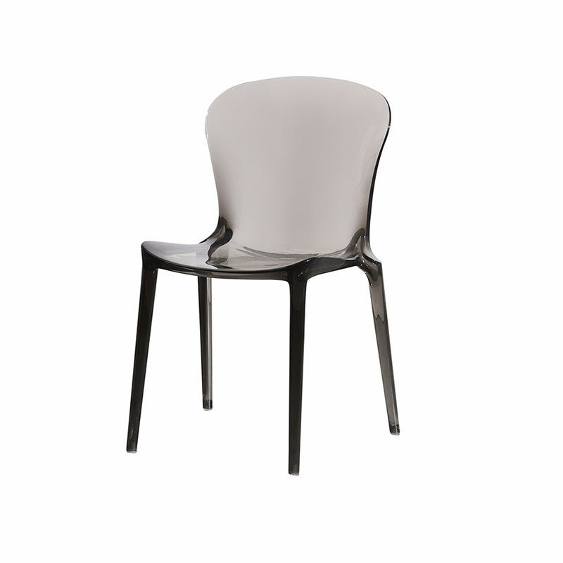 Contemporary Kitchen Dining Side Chair Plastic Parsons Chairs