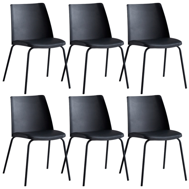 Contemporary Kitchen Dining Side Chair Home Metal Legs Chair