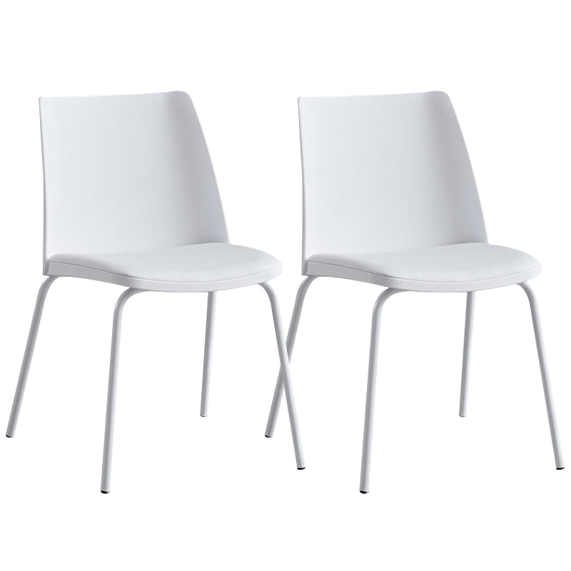 Contemporary Kitchen Dining Side Chair Home Metal Legs Chair
