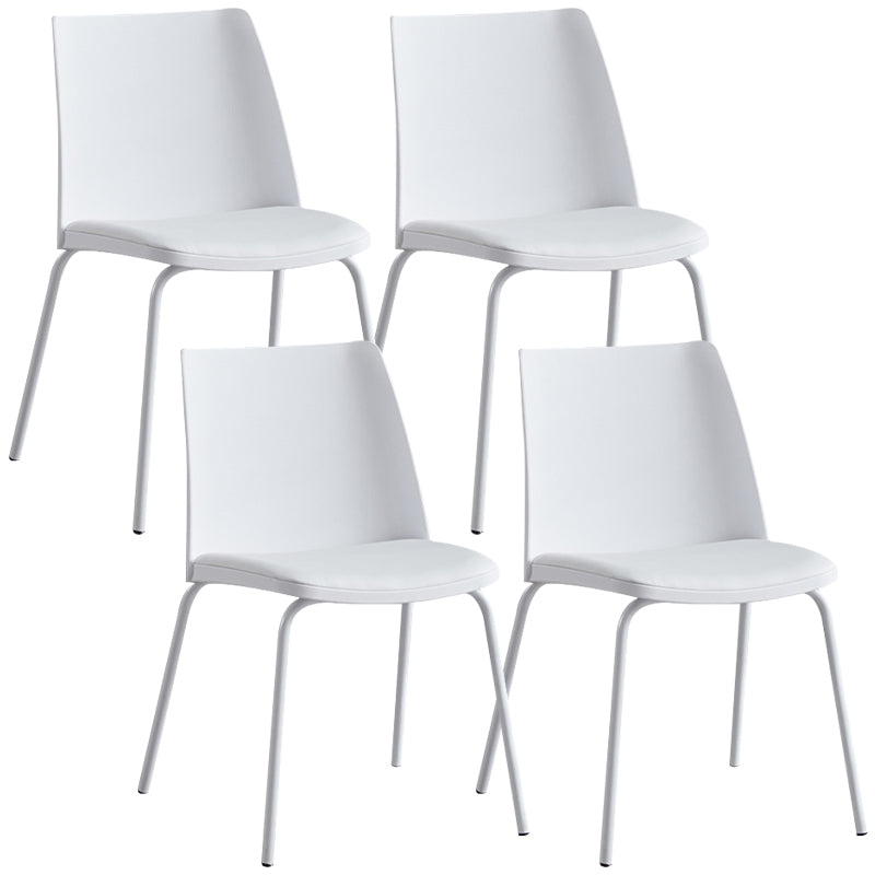 Contemporary Kitchen Dining Side Chair Home Metal Legs Chair