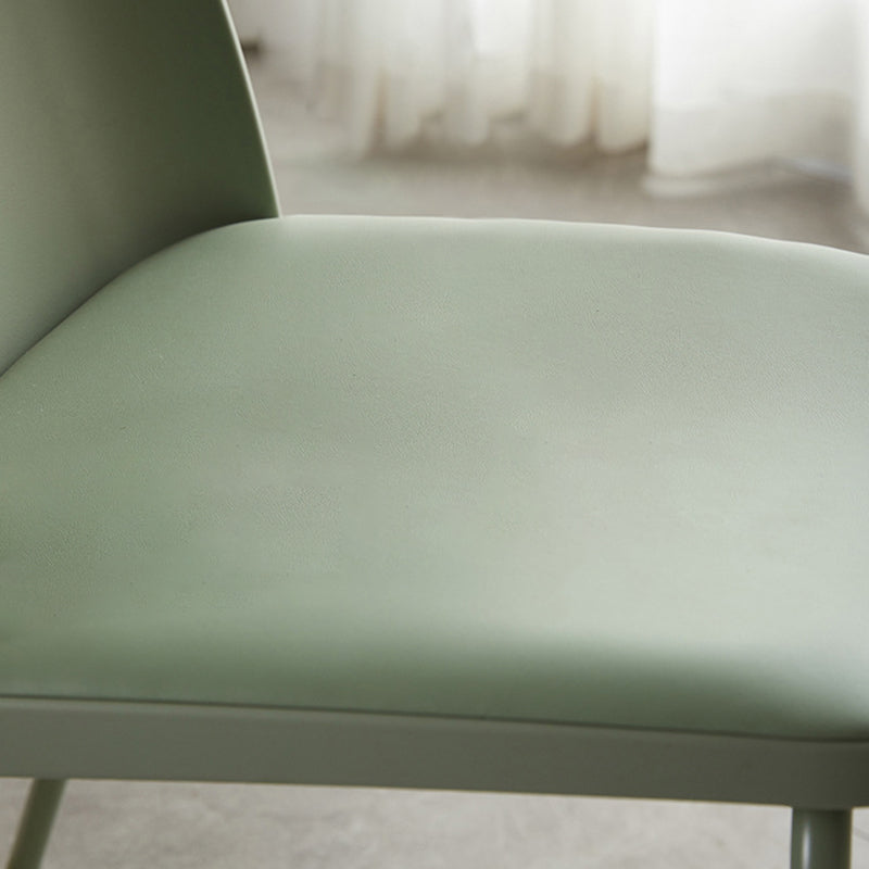 Contemporary Kitchen Dining Side Chair Home Metal Legs Chair