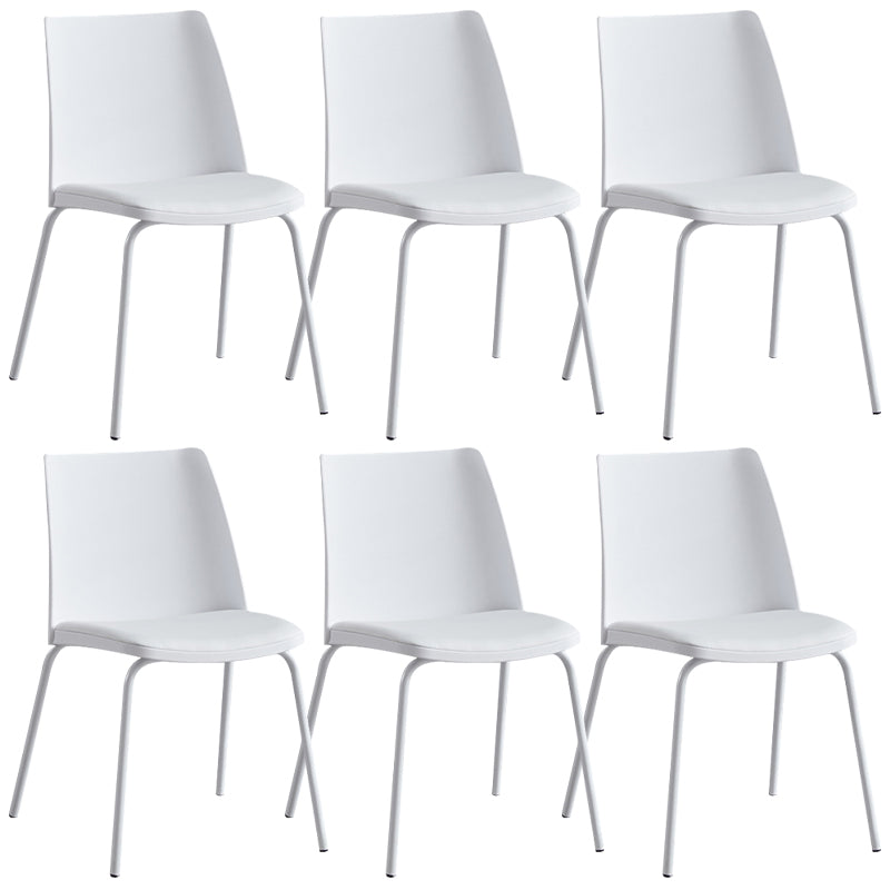 Contemporary Kitchen Dining Side Chair Home Metal Legs Chair