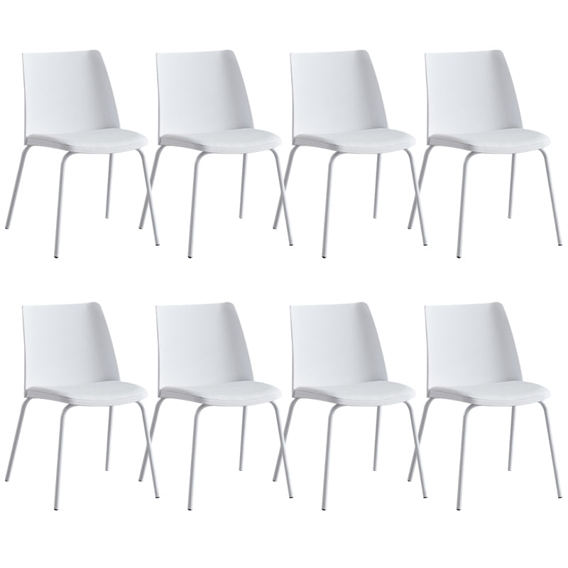 Contemporary Kitchen Dining Side Chair Home Metal Legs Chair