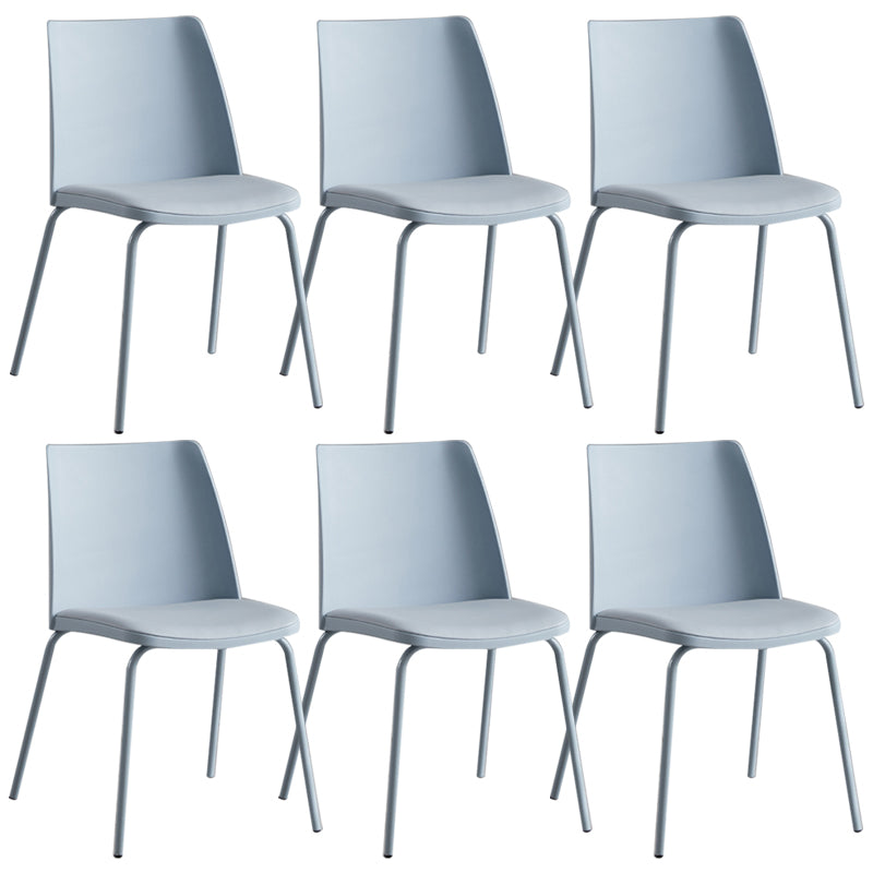 Contemporary Kitchen Dining Side Chair Home Metal Legs Chair