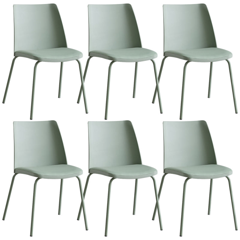 Contemporary Kitchen Dining Side Chair Home Metal Legs Chair