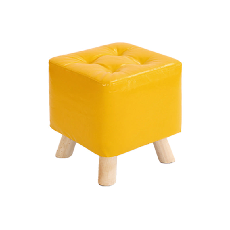 Modern Style Standard Square Leather Standard for Living Room