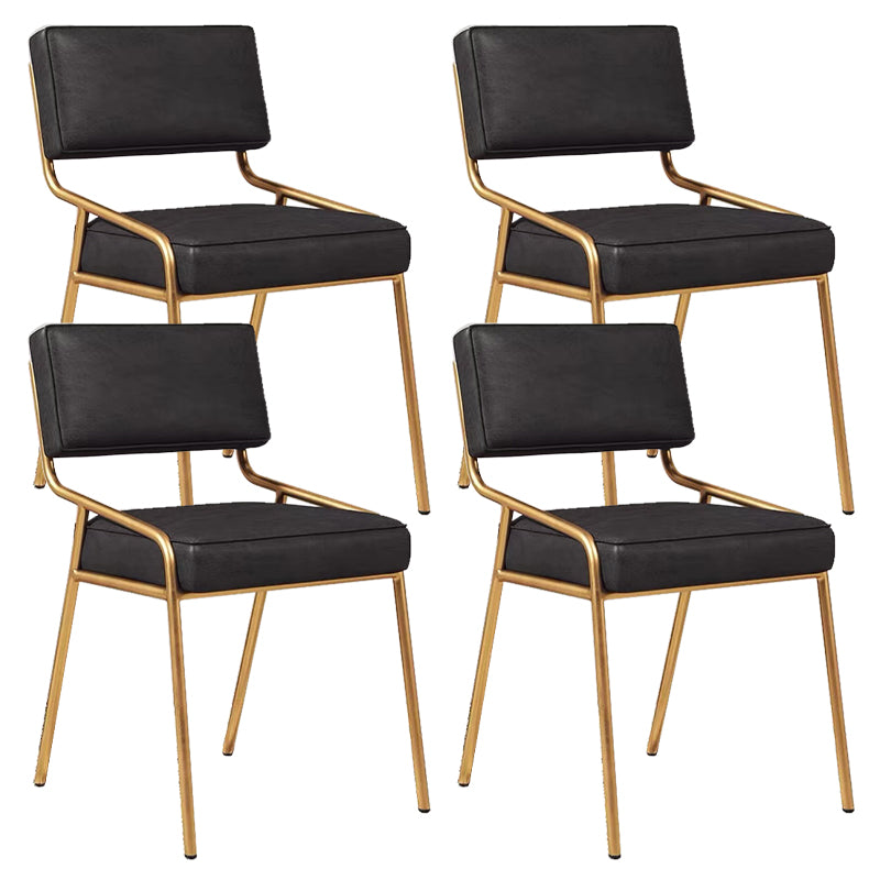 Glam Home Dining Room Chair Upholstered Armless Dining Chairs