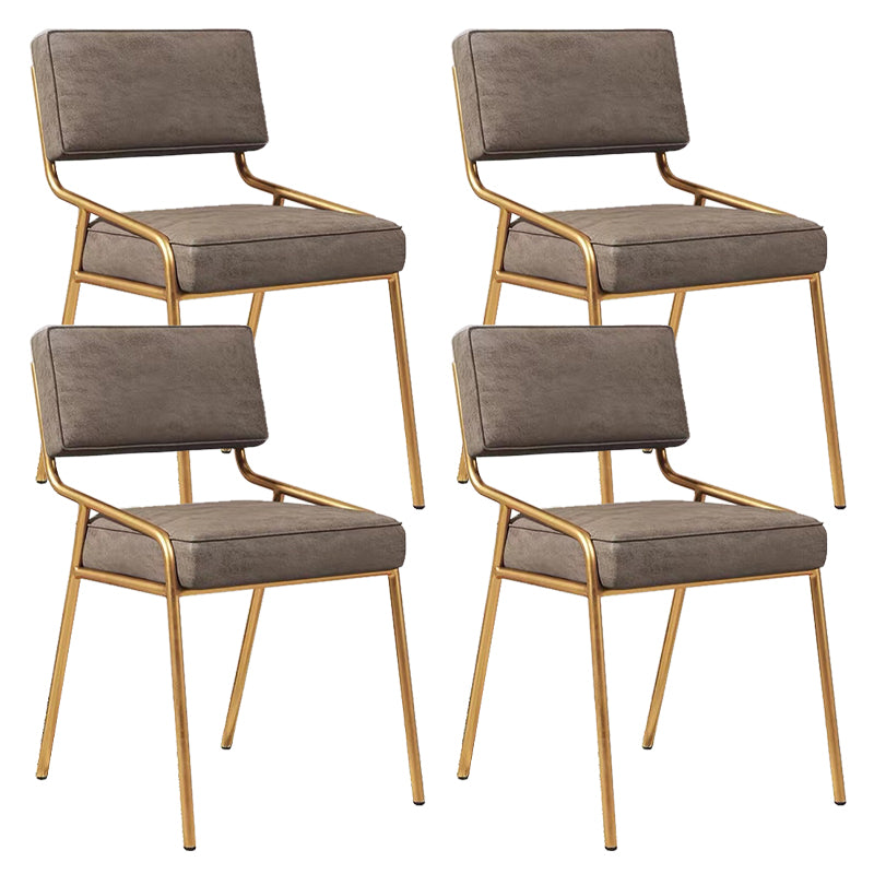 Glam Home Dining Room Chair Upholstered Armless Dining Chairs