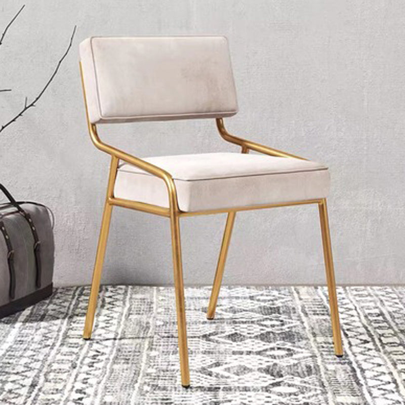 Glam Home Dining Room Chair Upholstered Armless Dining Chairs