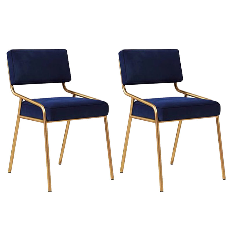 Glam Home Dining Room Chair Upholstered Armless Dining Chairs