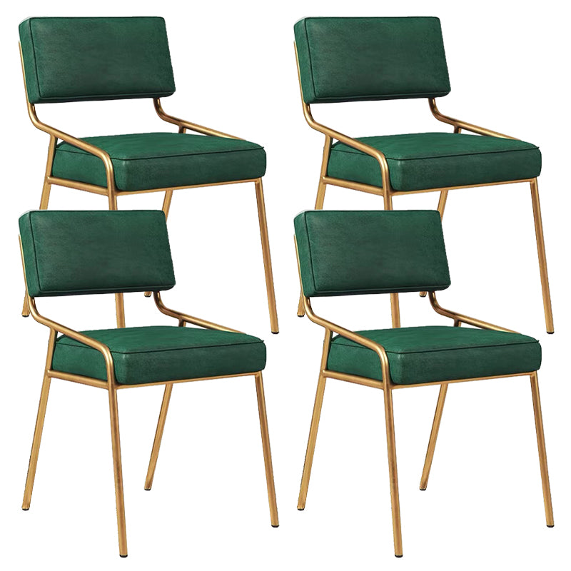 Glam Home Dining Room Chair Upholstered Armless Dining Chairs