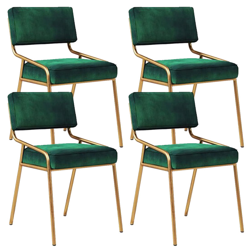 Glam Home Dining Room Chair Upholstered Armless Dining Chairs