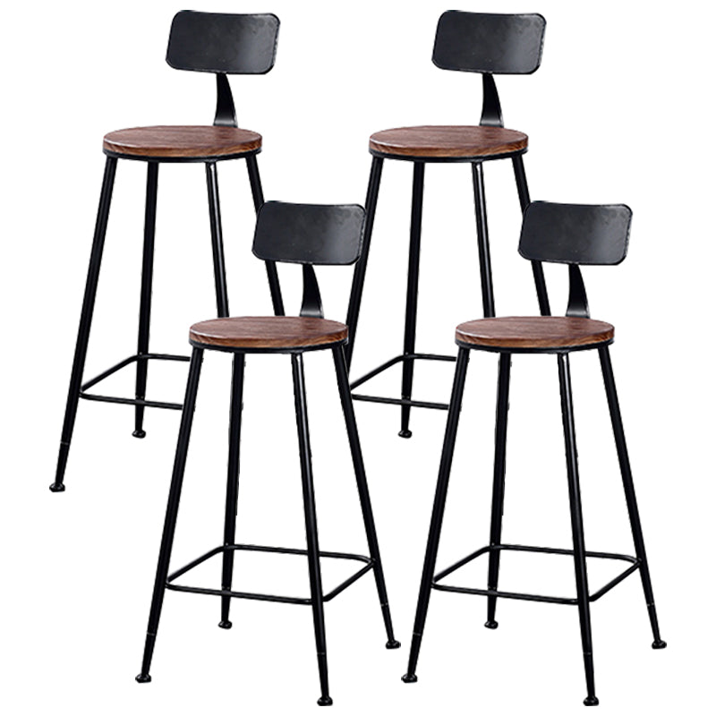 1/4/6/11 Pieces Bar Stool and Table Set Solid Wood Pub Dining Set