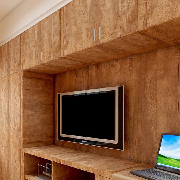 Modern Pearl Wainscoting PVC Wood Grain Wall Access Panel Peel and Stick Wall Tile