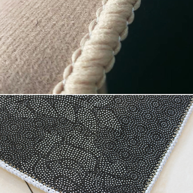 Nordic Modern Carpet Polyester Color Block Carpet Stain Resistant Carpet for Living Room