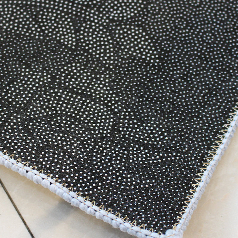 Nordic Modern Rug Polyester Color Block Rug Tear Resistant Rug for Living Room