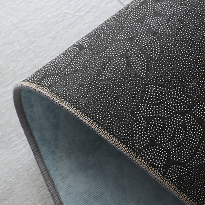 Yellow Striped Carpet Nordic Polyester Carpet Washable Carpet for Home Decor